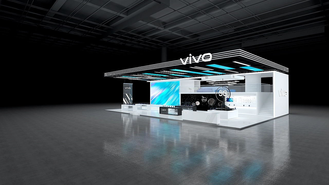 Vivo手機(jī)博覽會電子展臺設(shè)計搭建案例分析及北京展臺搭建公司